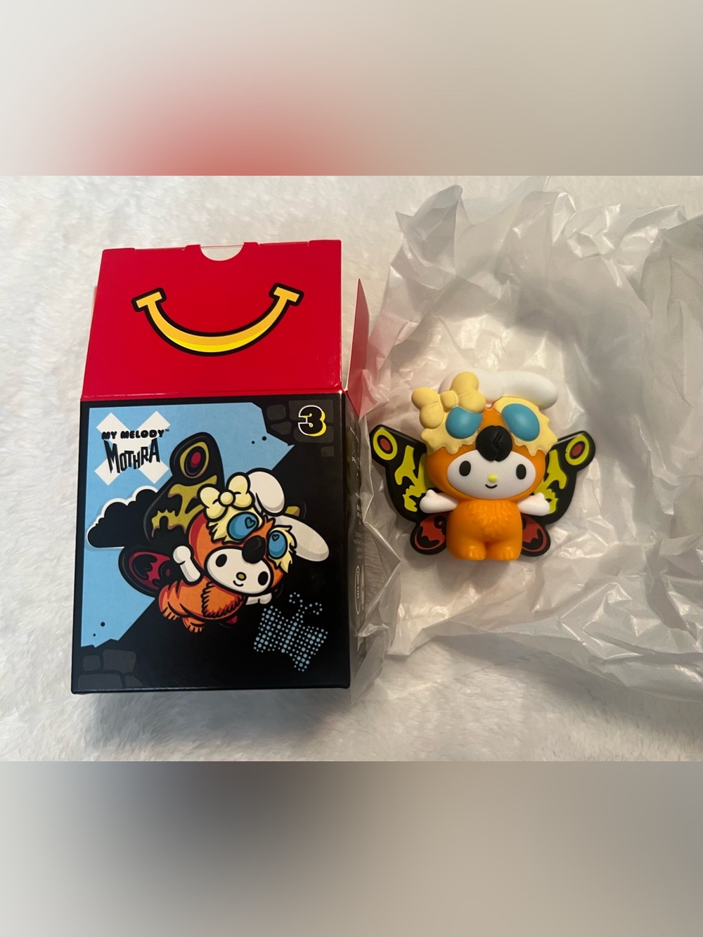 McDonald's 2026 Happy Meal Hello Kitty x Godzilla Toy #3 My Melody Mothra